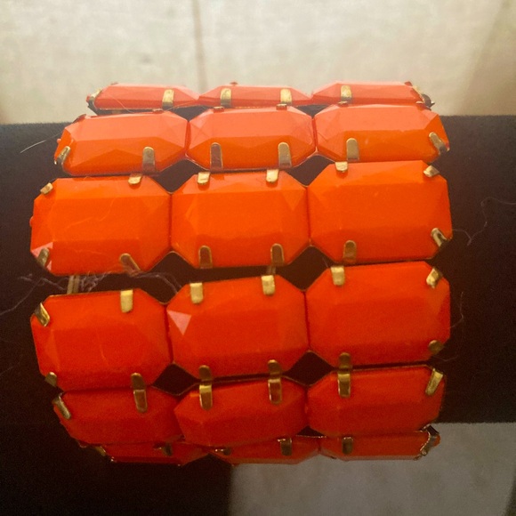 Vintage Orange elastic bracelet - Picture 1 of 3